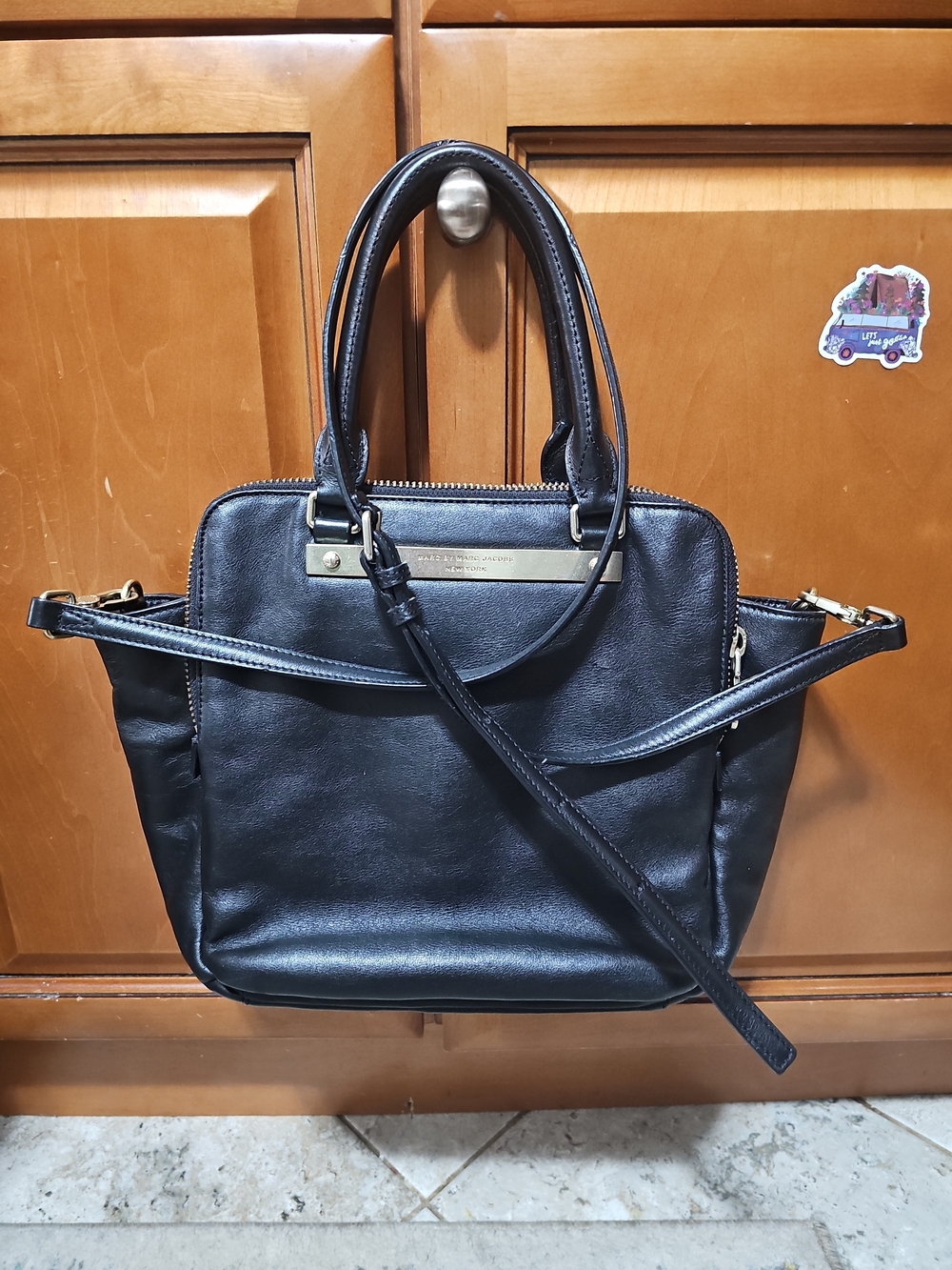 Marc by Marc Jacobs Goodbye Columbus Leather Satchel Bag